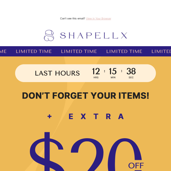 Shapellx - Latest Emails, Sales & Deals