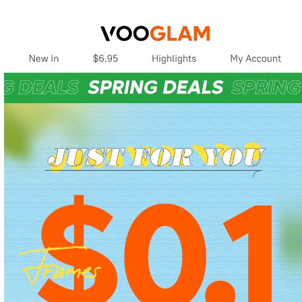 Spring Deals Just for u! 🎉From $0.1 💥Happy Wednesday!