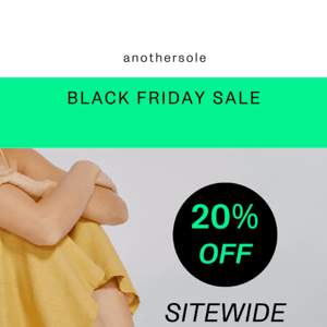 ❗ LAST FEW HOURS: 20% OFF SITEWIDE ❗