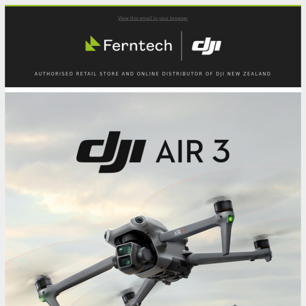 DJI Air 3 – New Drone Available Now - DJI Ferntech