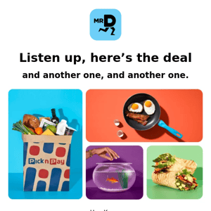 Hey Mr D Food! Shop everything on Mr D this Feb!