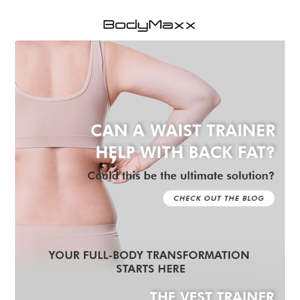 Target Back Fat With A Waist Trainer!