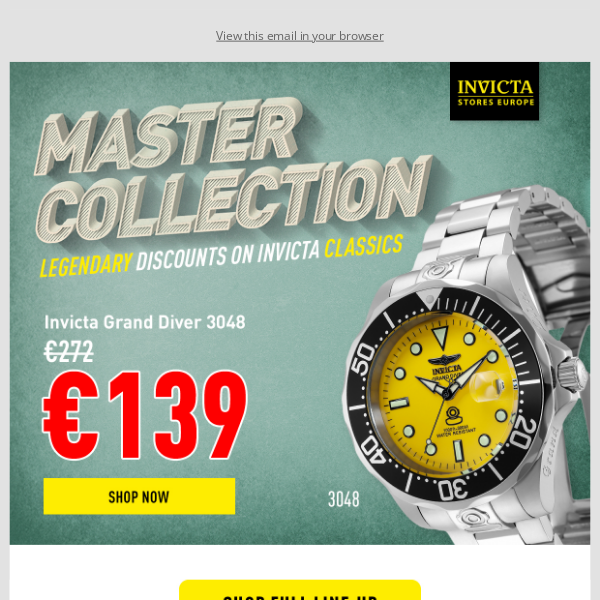 More Invicta Classics Added in the Master Collection! 🤩✨