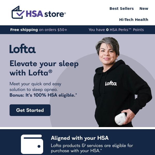 Meet Lofta, your sleep apnea solution