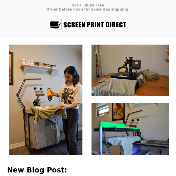 DIY Screen Printing, Blog