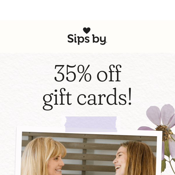 Ends tomorrow: sale on all gift cards