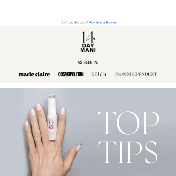Top Tips for your next mani ✨