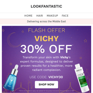 VICHY 💙 30% Off