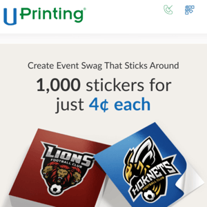 Crowd Favorite: 1,000 Stickers, Only 4¢ Each