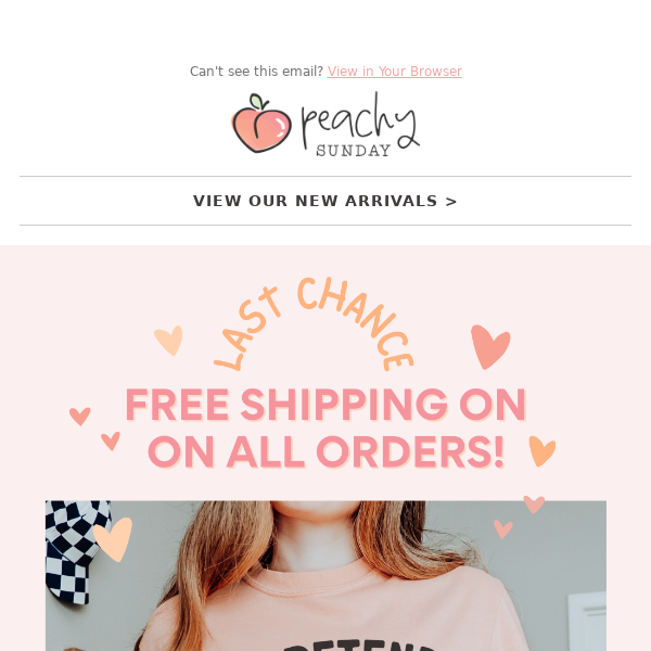 LAST CHANCE: Free Shipping On Everything! 🏃‍♀️