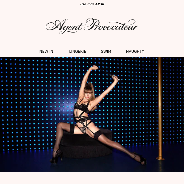 Black Friday starts now - 30% off *everything* - Agent Provocateur