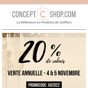 🥂 C'est parti - 4e Édition Vente Annuelle 🥂