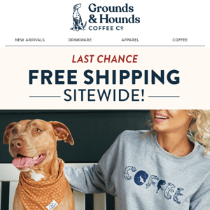 Last Chance for Free Shipping + a Gift!