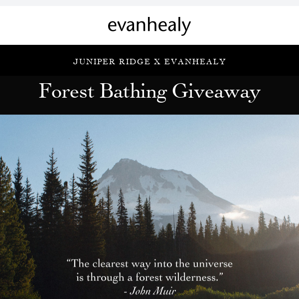 Juniper Ridge x evanhealy Giveaway