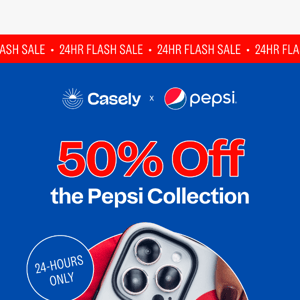 50% OFF the Pepsi Collection