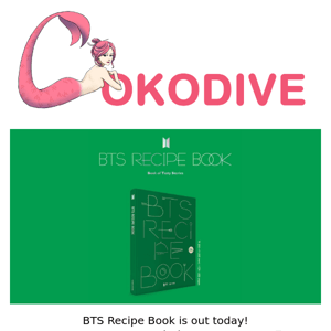 PRE-ORDER BTS RECIPE BOOK💚