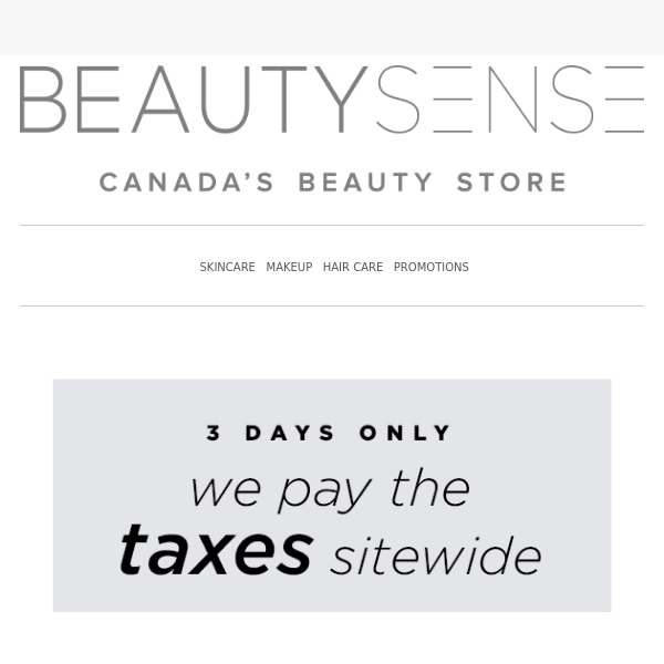 No Tax Sitewide Starts NOW - 3 Days Only!