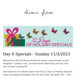 12 Days of Holiday Specials - Day 6