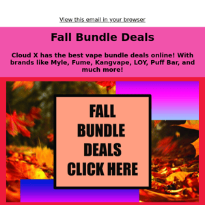 Fall Bundle Deals! Buy Boxes and Bundles!