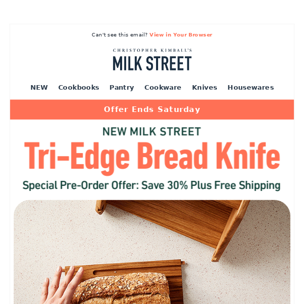 Milk Street Tri-Edge Bread Knife