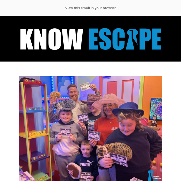 🌹 Payday is Coming Chelmsford Escape Rooms, Forget The January Blues: Play Know Escape ™ and Get Some Downtime