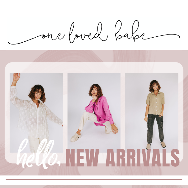 Just dropped: NEW ARRIVALS! 💥