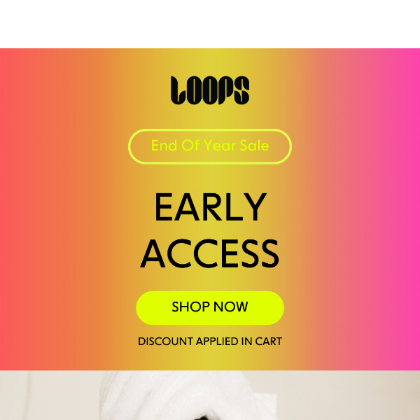 EARLY ACCESS: 20% OFF SITEWIDE