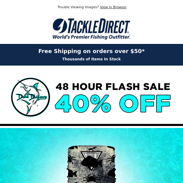 🚨🚨Last Day! 40% off on David Dunleavy! - Tackle Direct