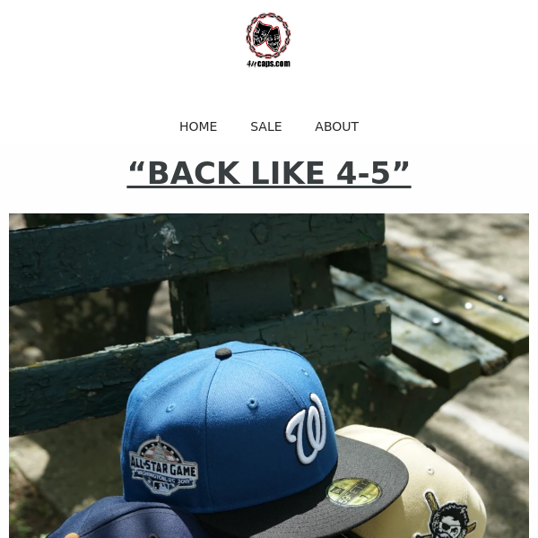 “BACK LIKE 4-5” WITH NEW STYLES