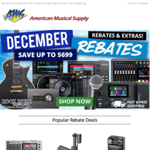DECEMBER DEALS: Up to $699 Off with Instant Savings & More!