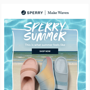 Have a Sperry Summer. 🏖️