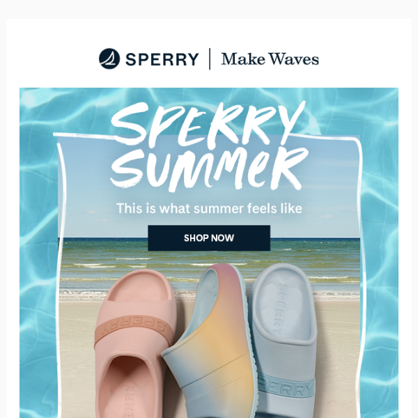 Have a Sperry Summer. 🏖️