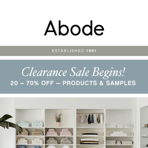 Our Clearance Sale is back! Visit our showroom in Melbourne or shop the online store.