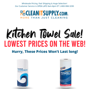 Kitchen Paper Towel ( SPECIAL SALE ) Hurry, Stock Up!