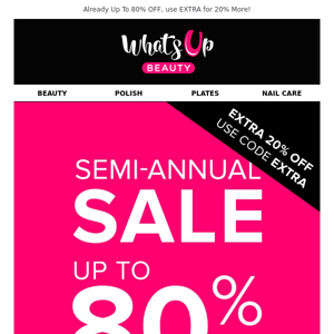 Extra 20% off Semi Annual Sale
