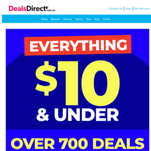 🤑 Deals Starting From $1. Over 700 Bargains In Our $10 DAY Sale!