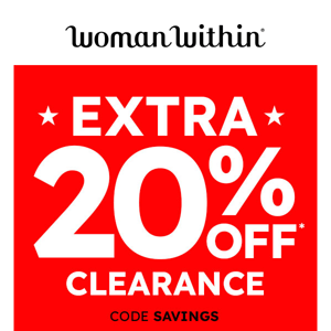 🛒 Fill Your Cart With Clearance! Extra 20% Off Clearance!