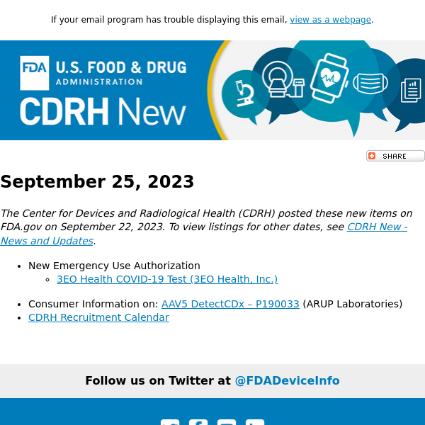 CDRH New - September 25, 2023