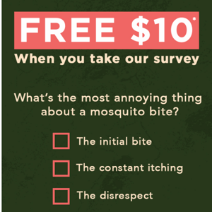 LAST CHANCE to get your free $10.