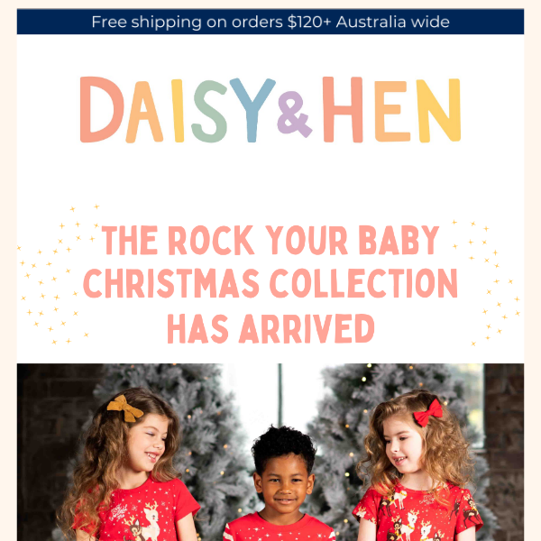 ROCK YOUR BABY CHRISTMAS is here 🎄🦌🎅🏽 Daisy & Hen