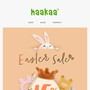 🐰Still ON | 15% OFF sitewide Easter Deals!🥚