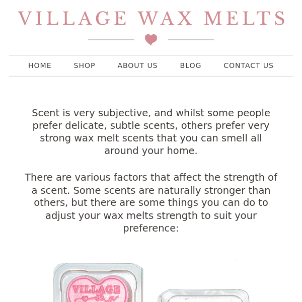 How to make your wax melts stronger 😍