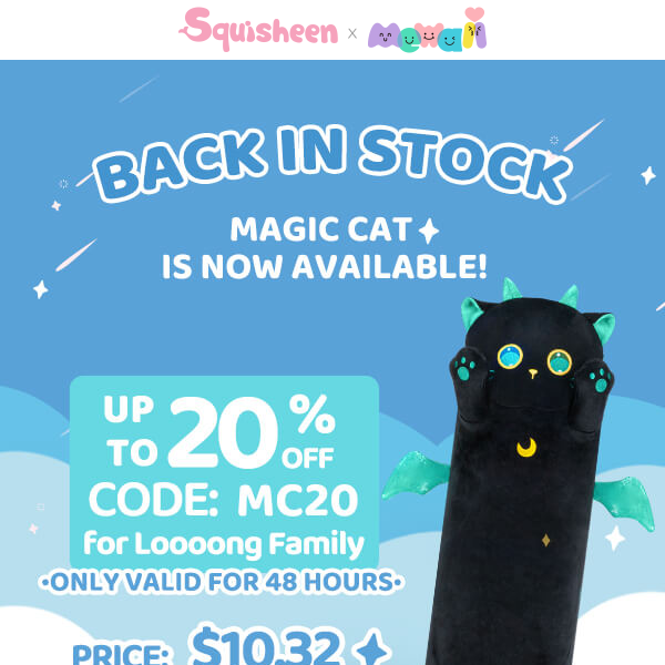 <b>🎉Magic Cat Is Back In Stock On Mewaii!!!</b>