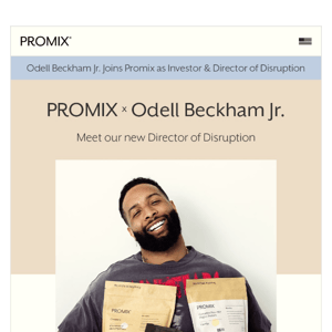 Odell Beckham Jr. Joins Promix as Investor & Director of Disruption