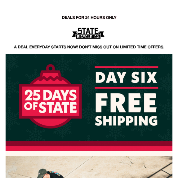 🔔 25 Days Of State 🎁 Today: $250 E-Vouchers + FREE SHIPPING On ALL Orders!