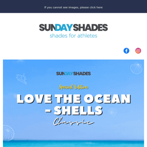 🕶️🌊 Limited Edition "LOVE THE OCEAN" Shades