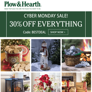 Time to shop! CYBER MONDAY is here!