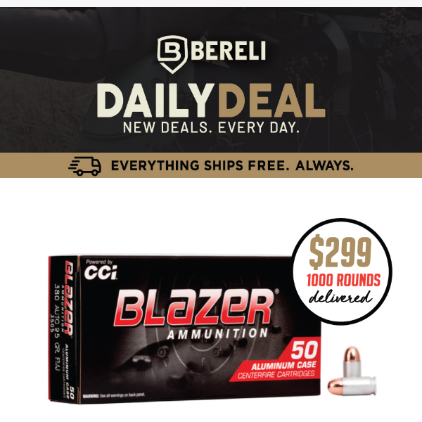 Daily Deal🤑 We've Got What You Need! CCI Blazer 380 FMJ 💰