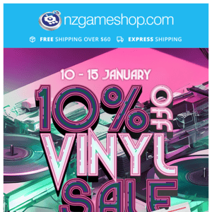 ⏺️ 10% OFF ALL VINYL!