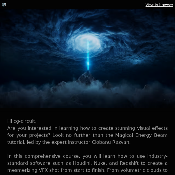 ⚡Master Stunning VFX: Magical Energy Beam Course Inside